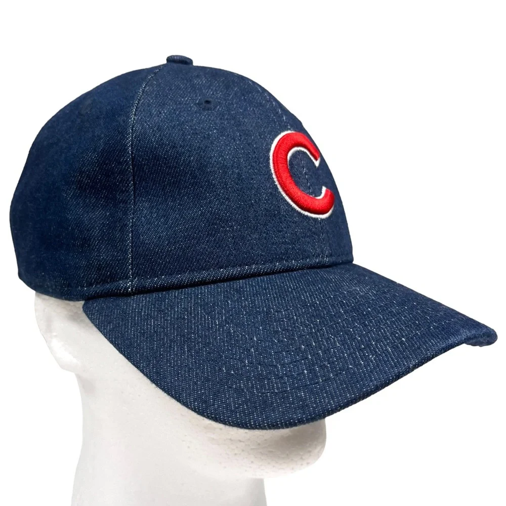 Levi’s x Chicago Cubs MLB‎ Collection Blue Denim Baseball Cap Hat New Era